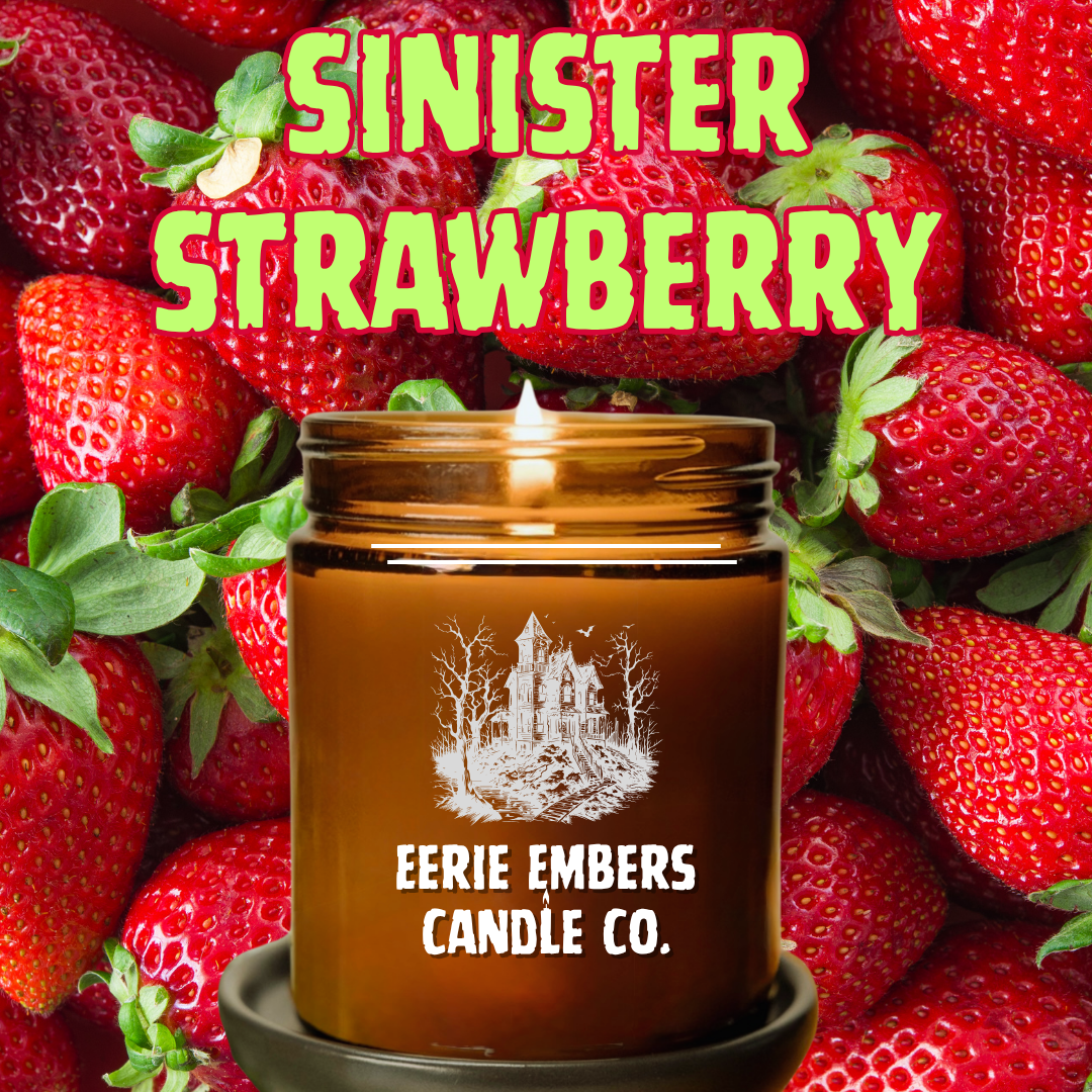 Sinister Strawberry - 8 oz Candle