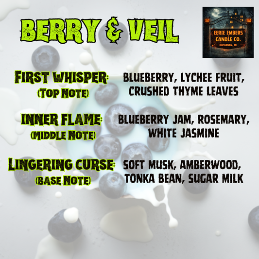 Berry & Veil - 5 oz Spell Jar Candle