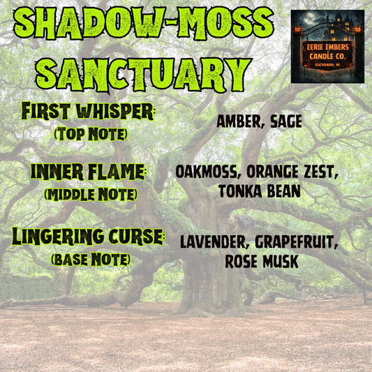 Shadow-Moss Sanctuary - 5 oz Spell Jar Candle