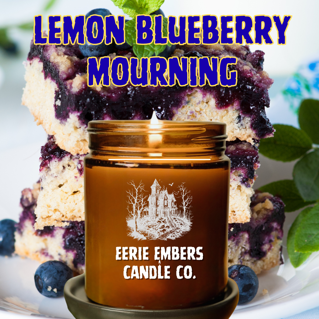 Lemon Blueberry Mourning- 8 oz Candle