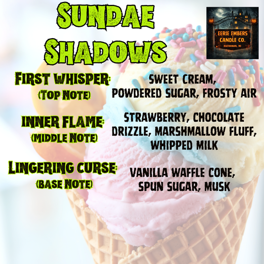 Sundae Shadows - Wax Melt