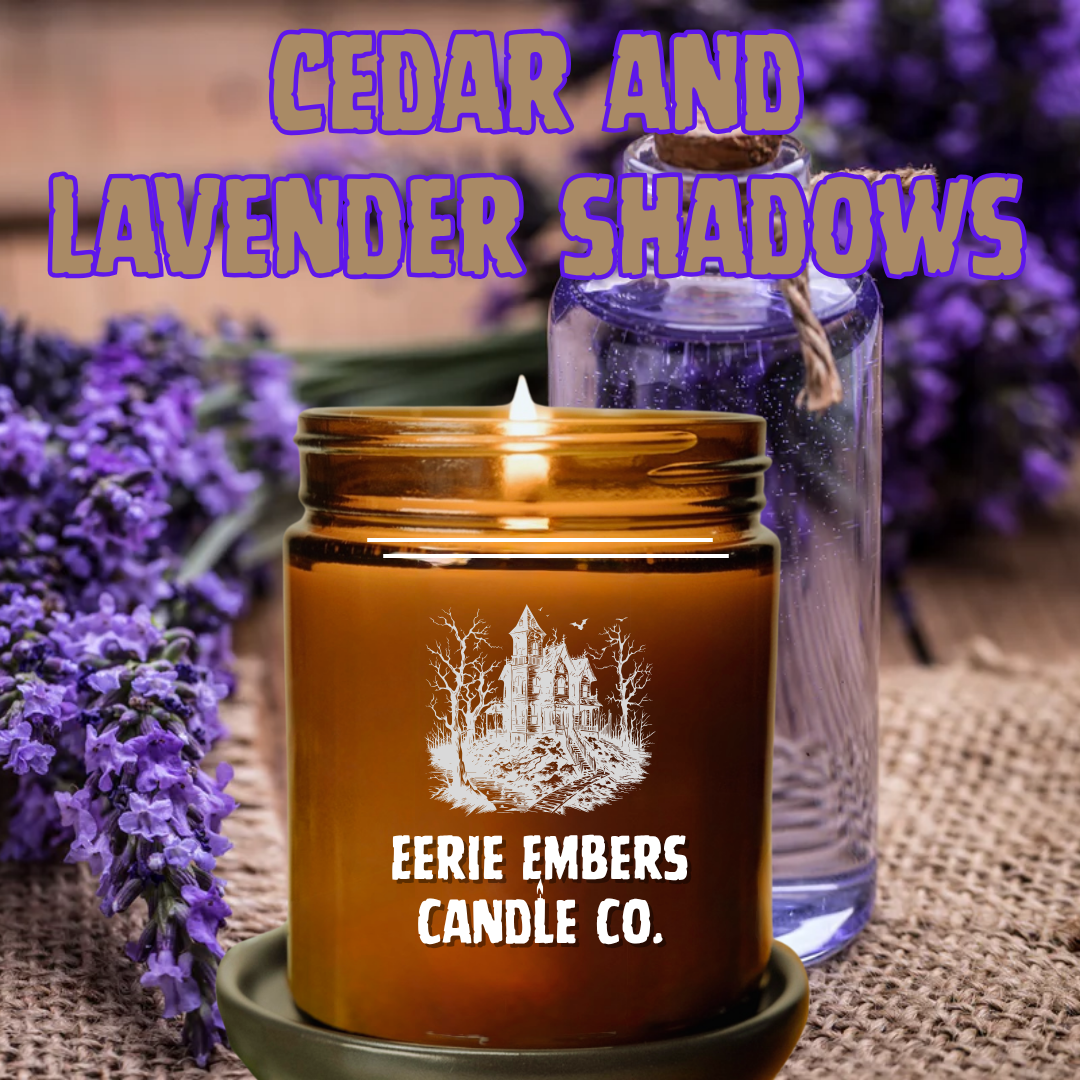 Cedar & Lavender Shadows - 8 oz Candle