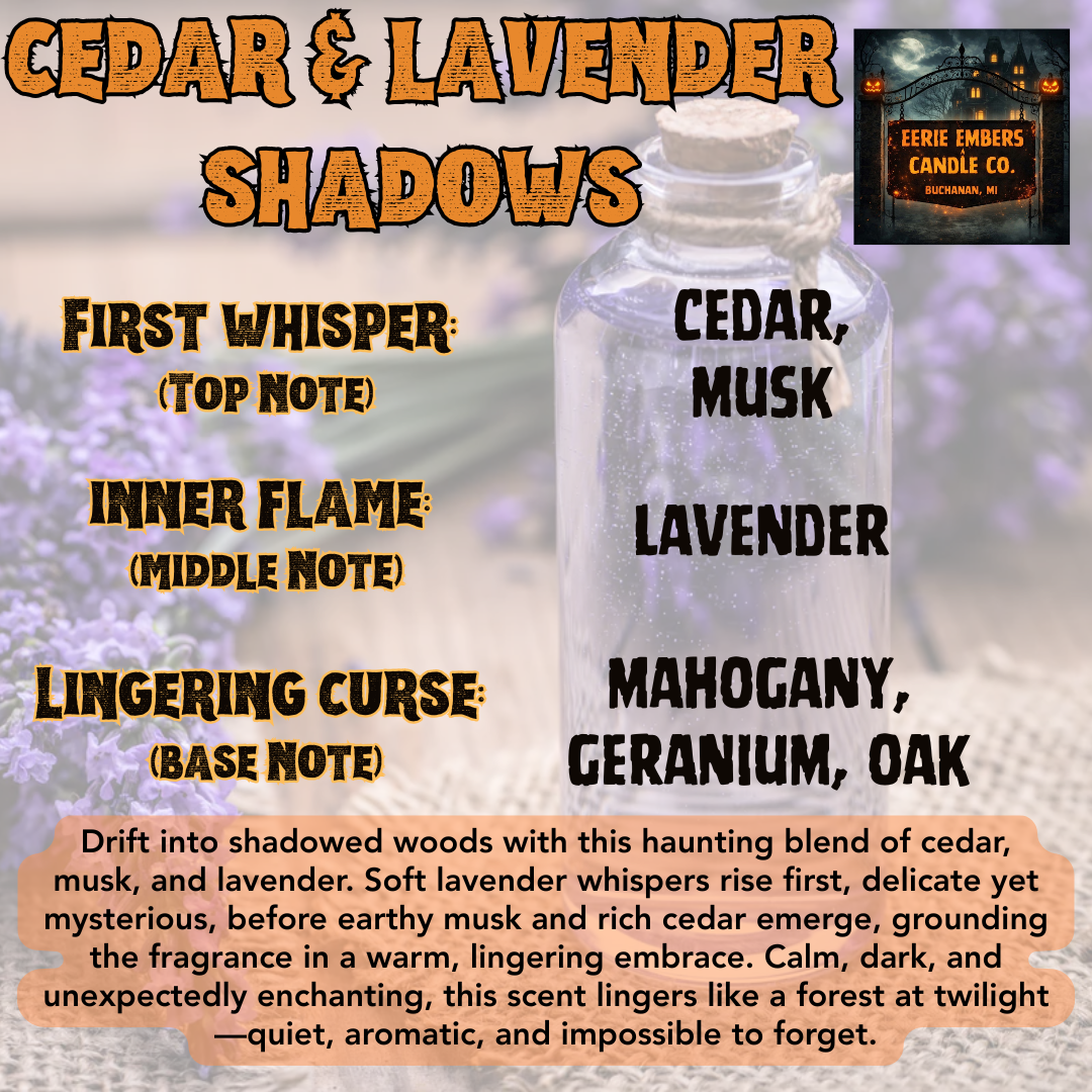 Cedar & Lavender Shadows - Wax Melt