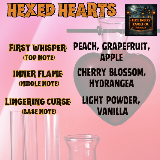 Hexed Hearts - 8 oz Candle